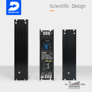 Alimentation électrique à intensité variable DUSKTEC linéaire 60-300 watts, entrée CA 220 230 240 volts vers sortie 12V 24VDC, gradation variable - Product Image 1