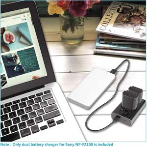Chargeur double USB Neewer avec écran LCD pour <span class=keywords><strong>batterie</strong></span> <span class=keywords><strong>Sony</strong></span> NP-FZ100, appareils photo <span class=keywords><strong>Sony</strong></span> ZV-E1 FX3 FX30 A1 A9 II A7R V A7S <span class=keywords><strong>III</strong></span> <span class=keywords><strong>A7</strong></span> IV A6600 A7C - Product Image 5