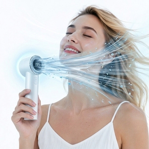 Ventilateur à main en plastique ondulé, mini ventilateur à piles, boîte cadeau, ventilateur portatif pas cher – Offre Spéciale - Product Image 1