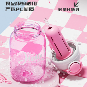 Plastic Water Bottle 1000Ml Bpa Free Portable For School And Sports Use - Product Image 3