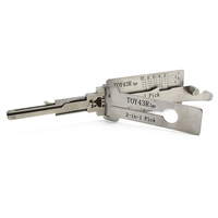 Outil de serrurier automobile LIshi TOY43R Ign 2-en-1 : crochet et décodeur pour serrures de portières de voiture, fournitures et outils de réparation pour serruriers