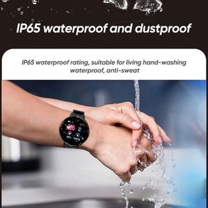 Nuevas llegadas: la mejor correa de reloj inteligente barata con muestra gratuita, reloj inteligente D18 resistente al agua, pulsera Android - Product Image 2