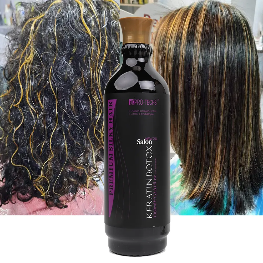 HODM Professional 2.8 Formaldehyde Free Amino Acid Great Shine Protein Hair Keratin Treatment for Damaged Perfect Blond Hair