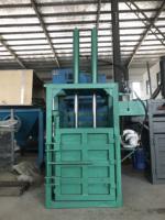 Presse à balles verticale hydraulique automatique pour carton et plastique, compacteur industriel de petite taille, haute capacité