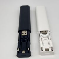 Câble de données USB multifonction 6-en-1 60W 3A, adaptateur de charge rapide, kit de rangement pour iPhone 15/14/13 Pro Max