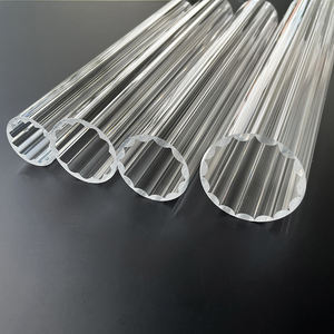 Tubo <span class=keywords><strong>in</strong></span> <span class=keywords><strong>Plexiglass</strong></span> Trasparente dal Design Moderno, <span class=keywords><strong>Copertura</strong></span> per Lampada LED <span class=keywords><strong>in</strong></span> Acrilico Trasparente, Tubi <span class=keywords><strong>in</strong></span> Materiale Plastico - Product Image 1