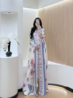 Cardigan plissé antistatique extensible dans les quatre sens pour femmes PROMISTAR, mode Dubaï, mariage, ethnique, grande taille, abaya