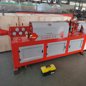 เครื่องยืดเหล็กเส้นอัตโนมัติ CNC สำหรับเหล็กเส้นเสริมแรง พร้อมฟังก์ชั่นยืดและตัด - Product Image 1