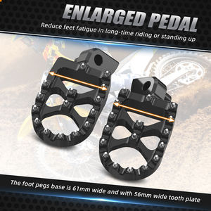 Repose-pieds CNC NICECNC 57 mm pour <span class=keywords><strong>KTM</strong></span> <span class=keywords><strong>65</strong></span> 85 125 150 250 350 450 <span class=keywords><strong>EXC</strong></span> SX XC 2009-2015 - Product Image 5