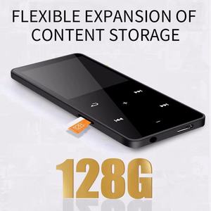 เครื่องเล่น MP3 หน้าจอสัมผัส ปลดล็อคด้วยลายนิ้วมือ หน้าจอ HD ขนาด 1.8 นิ้ว กรอบโลหะ รองรับการ์ด TF สำหรับนักเรียนเล่นกีฬา - Product Image 3