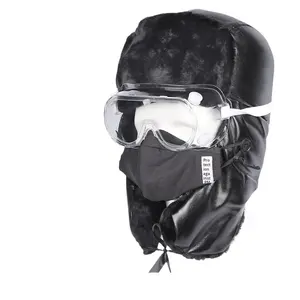 <span class=keywords><strong>Casque</strong></span> d'hiver épais en peluche ABS résistant au froid pour l'extérieur, chaud et anti-écrasement pour les électriciens. - Product Image 1