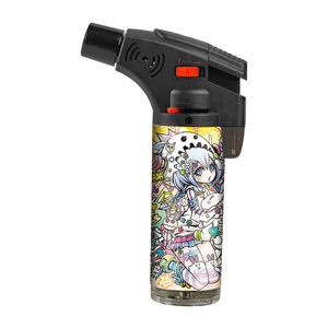 Briquet Torche Inclinée Jet Flame Vintage Rechargeable, Logo Personnalisé Créatif, Prix de Gros - Product Image 5