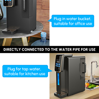 WOPIN - Purificador de Agua RO Eléctrico de Plástico para Escritorio, Portátil, Automático, Generador de Agua Hidrogenada de Alta Concentración para RV y Hoteles