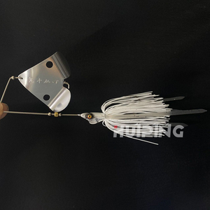 Nuovi arrivi 25.5g Rubber JIG Spinner BuzzBait Blade Jig Heads con gonna in Silicone pesca artificiale Whopper Jigging Bass Lures - Product Image 6