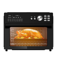 Four à air fryer intelligent double cuisson 1800W, capacité 30L, 21 préréglages, économie d'énergie, faible bruit, écran LCD carré pour une cuisson sans huile