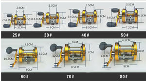 Carrete <span class=keywords><strong>de</strong></span> <span class=keywords><strong>pesca</strong></span> para barco <span class=keywords><strong>de</strong></span> <span class=keywords><strong>arrastre</strong></span>, rueda <span class=keywords><strong>de</strong></span> tambor <span class=keywords><strong>de</strong></span> doble freno, Metal completo, máximo 18kg, 25-80 tamaños, gran oferta, 2022 - Product Image 6