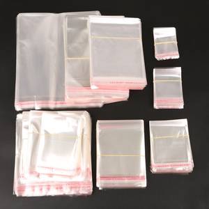 <span class=keywords><strong>Bolsa</strong></span> de polietileno personalizada, bolsas de plástico transparente, bolsas de embalaje de polietileno para dulces, piruletas, galletas, embalaje, regalo de fiesta de boda - Product Image 1