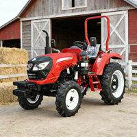 China 50 PS EPA 4x4 Kleiner Traktor mit Frontlader und Baggerlader, Traktoren, LKWs, Landwirtschaft, Mini-Traktor