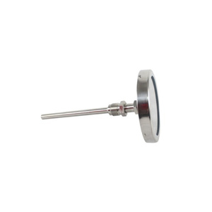 Original New WSS-401 Bimetallic <b>Thermometer</b>, Axial Type, Industrial Temperature Gauge for Process Measurement - Product Image 1