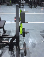 Máquina de remo sentado con carga de placas HY-Factory para gimnasio comercial, máquina de remo isolateral Prime con múltiples asas y acero de 3 mm de grosor