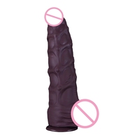 Dildo anal extra large en silicone épais, réaliste, en forme de cheval de mer, pour hommes et femmes, pour la masturbation et l'expansion anale.
