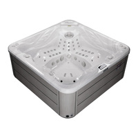 Spa de qualité européenne pour 5 personnes, bain à remous extérieur en acrylique, OEM Chine, pour villa et hôtel, Balboa Gecko, best-seller, moderne