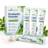 Complément en poudre probiotique personnalisé en stick – Fabricant OEM/ODM – Formule bien-être intestinal quotidienne – Marque privée – Approvisionnement en gros