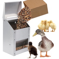 Mangeoires automatiques pour poulets de grande capacité, mangeoire à poulet en acier inoxydable, bacs d'alimentation pour volailles