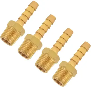 Barb Brabed Fitting Splicer Nipple Union Air Water Fuel Brass Bushing Brass Insert Ppr Fittings Brass Hose Barb Reducer