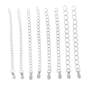 โซ่สแตนเลสทรงหยดน้ำ ขนาด 3-15 ซม. สำหรับทำเครื่องประดับ DIY ขายส่ง - Product Image 1