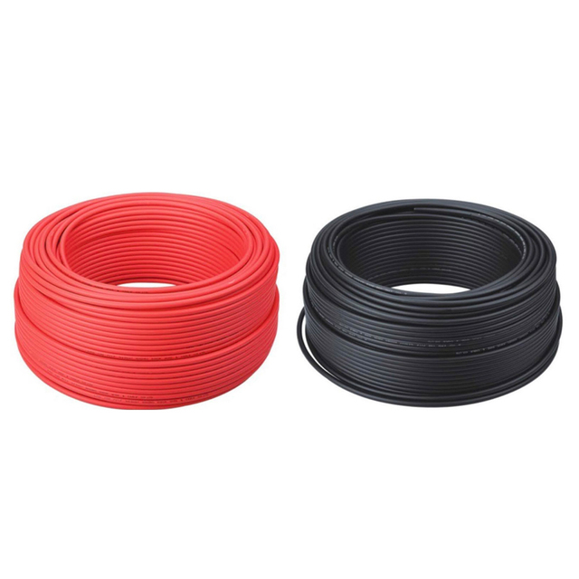 SCONDAR 2.5/4/6mm Solar Cables AC DC Extension Cord PV Wire UV Resistant 41/55/70A Rated Current