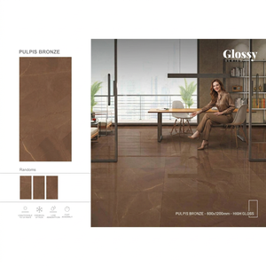 Modern Glossy Porcelain Tiles 24x48 Inch Polished Floor <b>Wall</b> for Luxury Interiors - Product Image 4