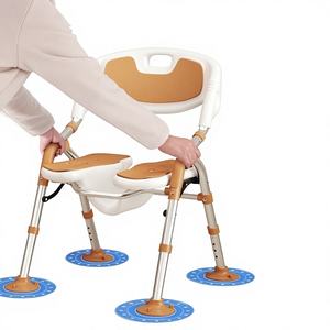 Chaise de douche murale fixe en acier inoxydable étanche pour femmes enceintes et personnes âgées handicapées – Sécurité renforcée - Product Image 1