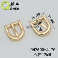QIFENG boucle de ceinture en métal de différentes tailles pour vêtements ceinture veste manteau portefeuille montre sac en cuir faisant des accessoires boucle broche