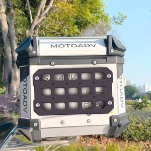 Motorcycle Rear <b>Storage</b> <b>Box</b> 45L Aluminum Alloy Universal Thickened Square <b>Tool</b> <b>Box</b> For Scooters And Electric Vehicles - Product Image 4