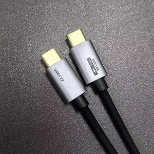 Câble Thunderbolt 5 ultra fin OD3.8, 80 Gbps, 240 W, câble USB C en silicone souple, flexible, coloré, logo personnalisé à partir de 200 pièces - Product Image 1
