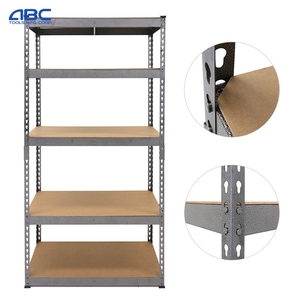 Scaffalatura Metallica Regolabile a 5 Ripiani, Unità di Stoccaggio Senza Bulloni Anticorrosione per Seminterrato - Product Image 6