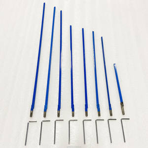 Tiges de réglage du manche de guitare de haute qualité multi-spécifications, levier de réglage bleu bidirectionnel Truss Rods de guitare à double action - Product Image 1