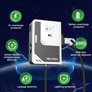 PENODA 30kw Ocpp1.6J Ev Cargador Solar EV Estación de carga con tarjeta Rfid Ccs Cargador Ev Solución de carga Ce Certifi