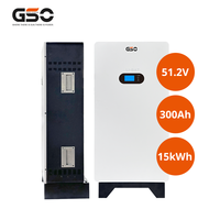 Batterie au lithium 48V 300Ah 314Ah 15KWh 51.2V 280Ah 314Ah Batterie solaire 10KWh 15Kwh LiFepo4 Batteries Type vertical