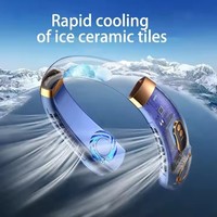 Ventilateur de cou mains libres économique pour camping-car, extérieur, alimenté par batterie USB, refroidisseur d'air en plastique