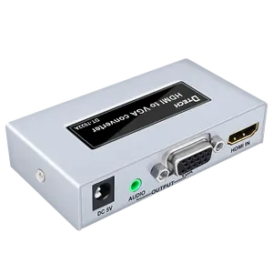 Pabrik OEM ODM Custom Hot Sale HD 4 K Sinyal Transmisi Audio dan Video VGA Ke HDMI Converter