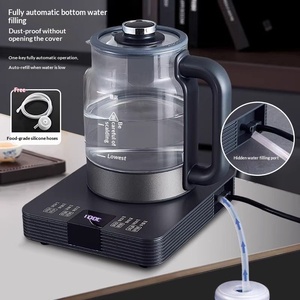 Tetera de Titanio Puro con Aislamiento de Vidrio, Tipo Pulverizador, Doméstica, Totalmente Automática, con Suministro de Agua, para Preparar Té Saludable, 1 Año de Garantía, Titanio Puro - Product Image 2
