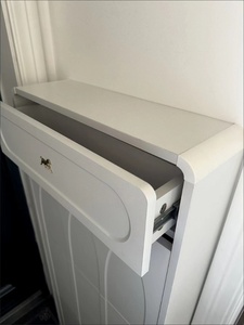 モダンな木製バケットシューズキャビネット統合収納家具ホーム入り口用リビングルーム用 - Product Image 3