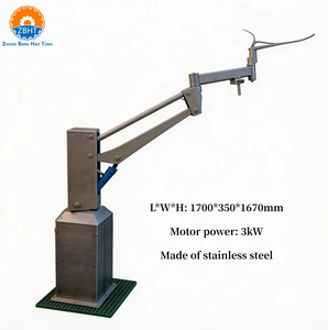 Bras mécanique de chargement de viande en acier inoxydable pour abattoir, équipement hydraulique de chargement de carcasses pour le traitement du bétail, des porcs et des moutons - Product Image 1
