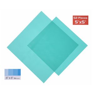 Feuilles de barrage dentaire en latex naturel 5*5* pour enfants, faible teneur en protéines, 52 pièces - Product Image 4