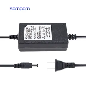 EU US UK AU DC 12V 2A AC/DC adaptor daya 24W 12V 2000ma catu daya CCTV dengan cadangan baterai