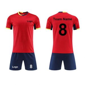 เสื้อฟุตบอลคุณภาพสูง 100% โพลีเอสเตอร์ ไซส์ใหญ่ ยูนิเซ็กซ์ พร้อมดีไซน์แห้งเร็ว รับสกรีนลายตามสั่ง - Product Image 1