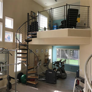 Scala a Chiocciola Moderna in Acciaio Zincato a Caldo, Kit per Interni ed Esterni, Design Personalizzato con Supporto Disegno Gratuito - Product Image 4