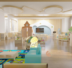 Ensemble de mobilier scolaire Montessori Eibele Free Design, <span class=keywords><strong>table</strong></span> en bois pour enfants pour garderie, crèche, salle de classe, aménagement intérieur - Product Image 2